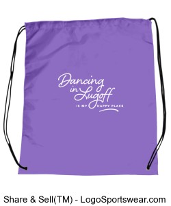 Purple Drawstring Backpack Design Zoom