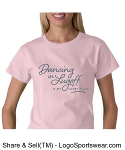 Women's Soft Pink/Gray Design T-shirt Design Zoom